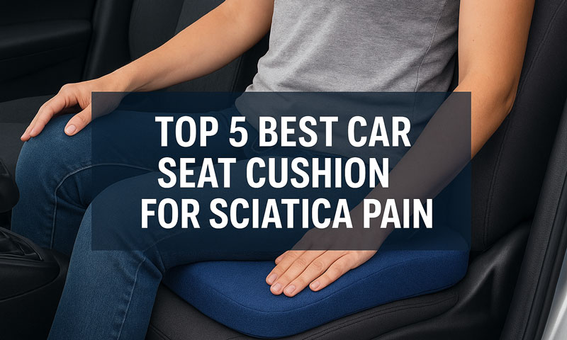 Top 5 Best Car Seat Cushions for Sciatica Pain (2026) – Drive in Comfort